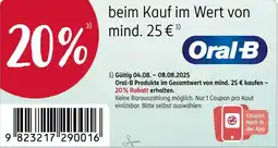 Rossmann Oral-b 20 % Angebot