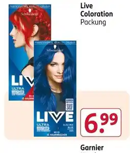 Rossmann Schwarzkopf live coloration ultra brights Angebot
