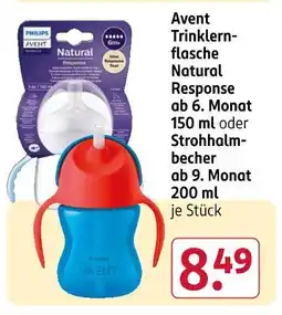 Rossmann Philips avent trinklernflasche natural response ab 6. monat Angebot