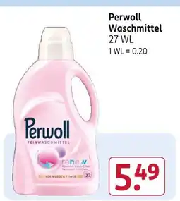 Rossmann Perwoll waschmittel Angebot