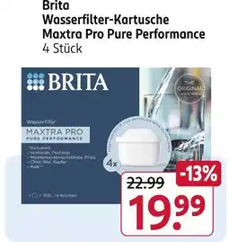 Rossmann Brita wasserfilter-kartusche maxtra pro pure performance Angebot