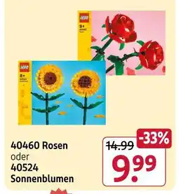 Rossmann Lego 40460 rosen Angebot