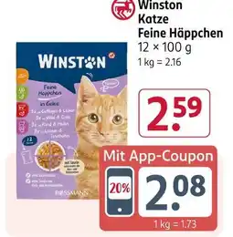 Rossmann Winston katze feine häppchen Angebot