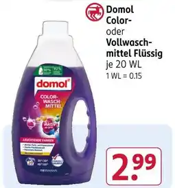 Rossmann Domol color-waschmittel flüssig Angebot
