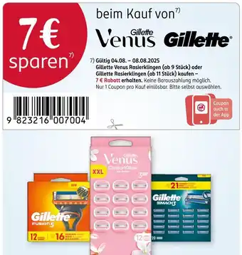 Rossmann Gillette fusion5 rasierklingen Angebot