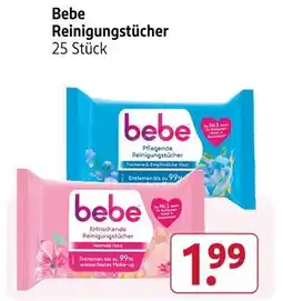 Rossmann Bebe pflegende reinigungstücher Angebot