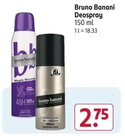 Rossmann Bruno banani magic woman deospray Angebot