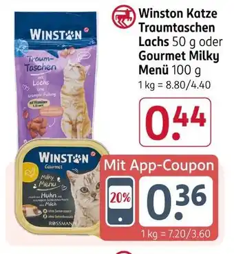 Rossmann Winston katze traumtaschen lachs Angebot