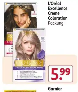 Rossmann L'oréal excellence creme coloration Angebot