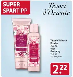 Rossmann Tesori d’oriente dusche Angebot