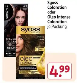 Rossmann Syoss coloration Angebot