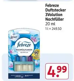 Rossmann Lenor febreze duftstecker 3volution nachfüller Angebot