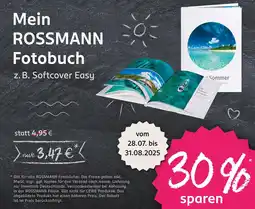 Rossmann Rossmann fotowelt fotobuch softcover easy Angebot