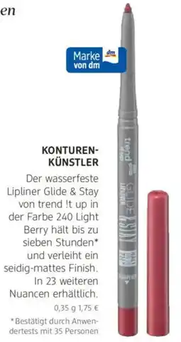 dm drogerie trend !t up Lipliner Glide & Stay Angebot