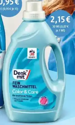 dm drogerie Denk mit Fein Waschmittel Angebot