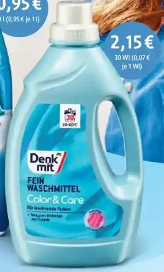 dm drogerie Denk mit Fein Waschmittel Angebot