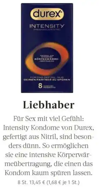 dm drogerie Durex Intensity Kondome Angebot
