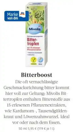 dm drogerie Mivolis Bittertropfen Angebot