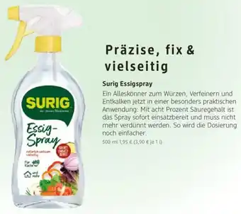 dm drogerie Surig Essigspray Angebot