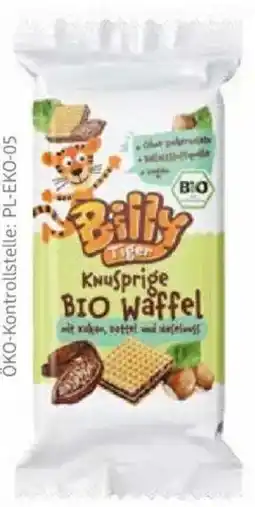 dm drogerie Billy Tiger Knusprige Bio Waffel Angebot