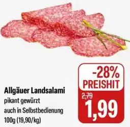 Feneberg Allgäuer Landsalami Angebot