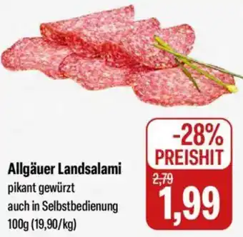 Feneberg Allgäuer Landsalami Angebot