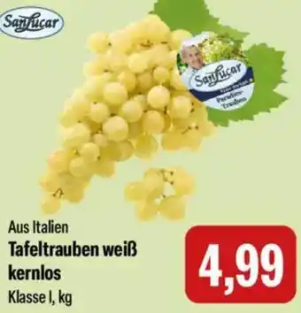 Feneberg SanLucar Tafeltrauben weiß kernlos Angebot