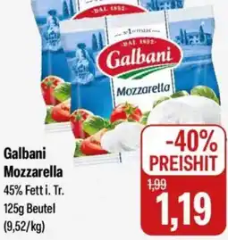 Feneberg Galbani Mozzarella Angebot