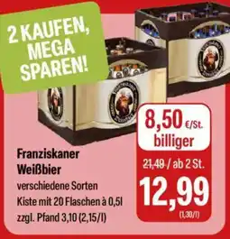 Feneberg Franziskaner Weißbier Angebot
