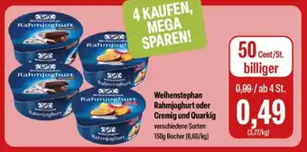 Feneberg Weihenstephan Rahmjoghurt oder Cremig und Quarkig Angebot