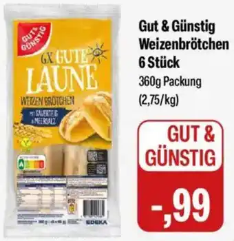 Feneberg Gut & Günstig Weizenbrötchen Angebot