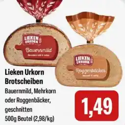Feneberg Lieken Urkorn Brotscheiben Angebot