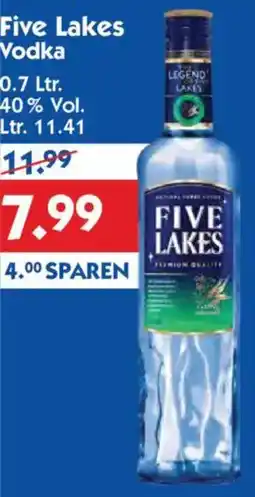 Hol'ab Getränkemarkt Five Lakes Vodka Angebot