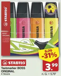 Famila Nord West STABILO Textmarker BOSS ORIGINAL Angebot