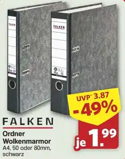 Famila Nord West FALKEN Ordner Wolkenmarmor Angebot
