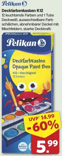 Famila Nord West Pelikan Deckfarbenkasten K12 Angebot