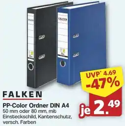 Famila Nord West FALKEN PP-Color Ordner DIN A4 Angebot