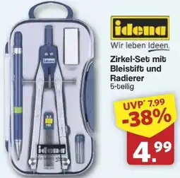 Famila Nord West idena Zirkel-Set mit Bleistift und Radierer Angebot