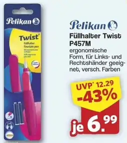 Famila Nord West Pelikan Füllhalter Twist P457M Angebot