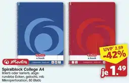 Famila Nord West Herlitz Spiralblock College A4 Angebot