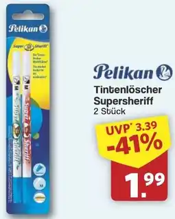 Famila Nord West Pelikan Tintenlöscher Supersheriff Angebot