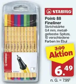 Famila Nord West STABILO Point 88 Fineliner Angebot