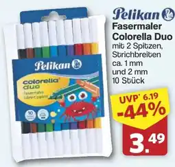 Famila Nord West Pelikan Fasermaler Colorella Duo Angebot