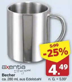 Famila Nord West axentia Becher Angebot