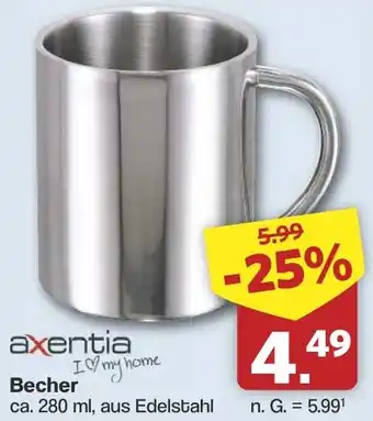 Famila Nord West axentia Becher Angebot