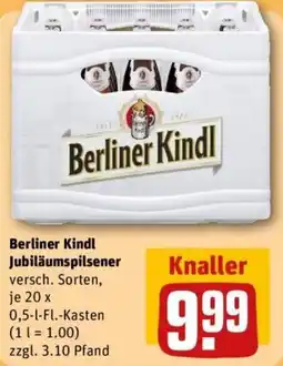 REWE Berliner Kindl Jubiläumspilsener Angebot