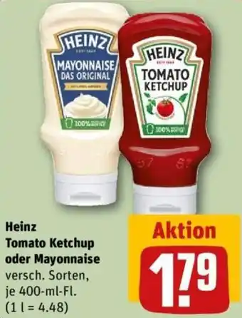 REWE Heinz Tomato Ketchup oder Mayonnaise Angebot