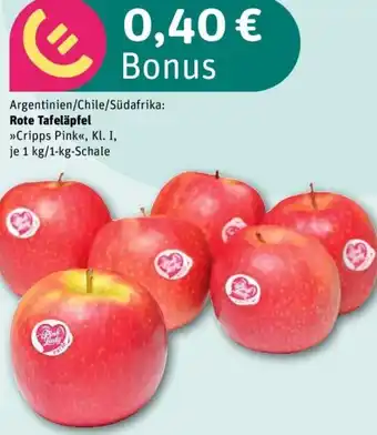 REWE Rote Tafeläpfel Angebot