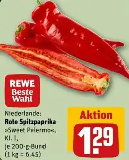 REWE Rote Spitzpaprika Angebot