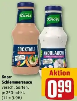 REWE Knorr Schlemmersauce Angebot